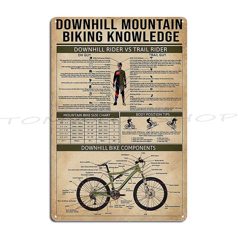 ダウンヒルマウンテンバイク知識メタルプレートシネマデザインヴ - Mountain Biking Europe のレビューと価格