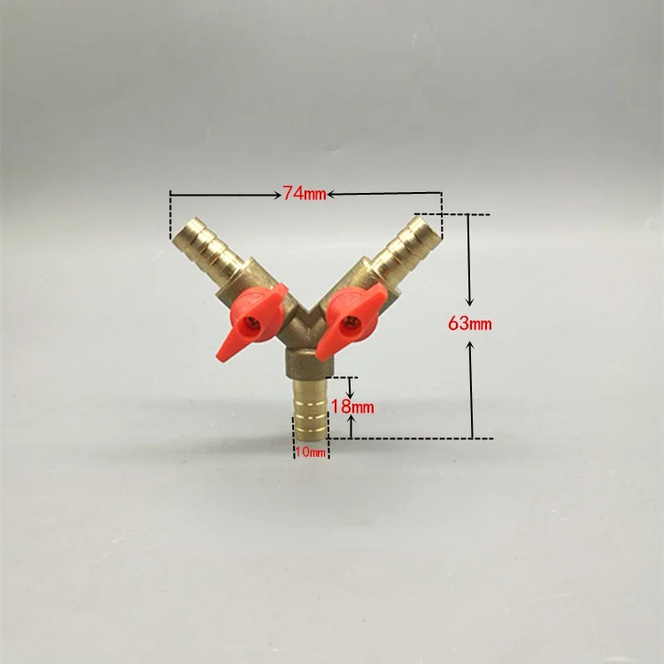 真ちゅう製のシャットオフボールバルブ,ホース,Yタイプ,3方 - Spoke Nipple Brass のレビューと価格